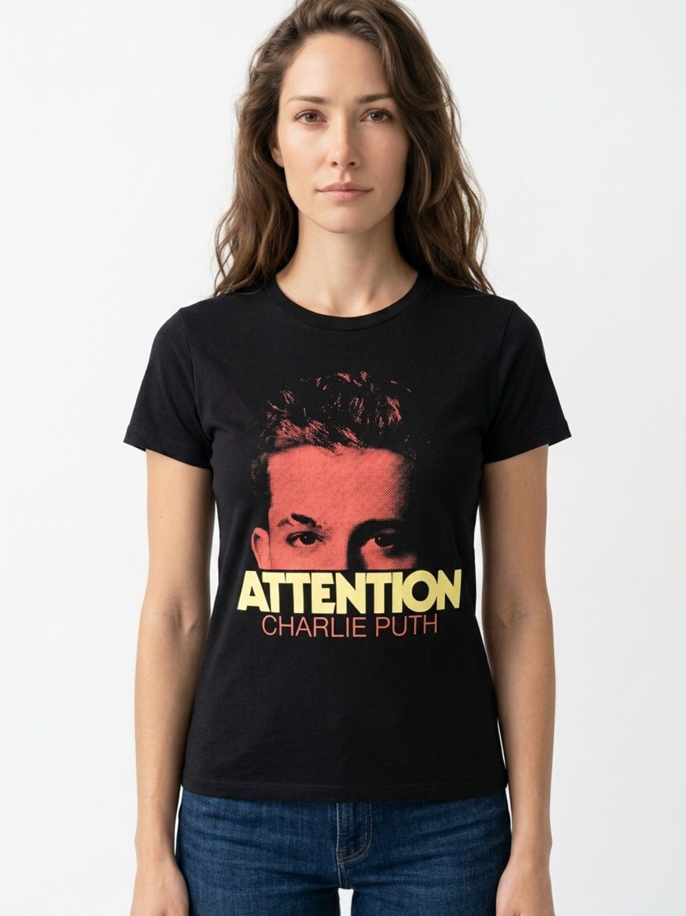 CHARLIE PUTH ATTENTION Concert Graphic Tee Unisex Size Small